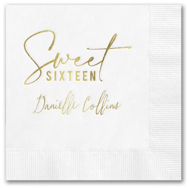 Sweet Sixteen Napkins